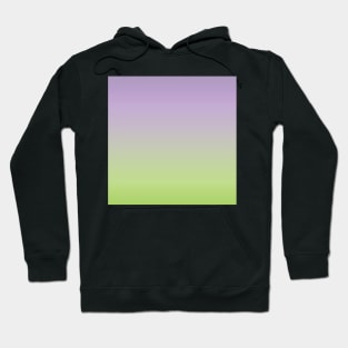 Greyish purple and green color gradient Hoodie